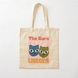 The Cure Love Cats Cotton Tote Bag