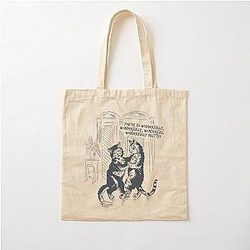The Cure Lovecats Pullover Hoodie Cotton Tote Bag