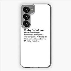 Friday I'm In Love by The Cure Samsung Galaxy Soft Case