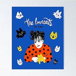 The Love Cats By The Cure Poster