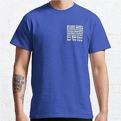 Michael Scott's Dunder Mifflin Scranton Meredith Palmer Memorial Celebrity Rabies Awareness Pro-Am Fun Run Race For The Cure Classic T-Shirt