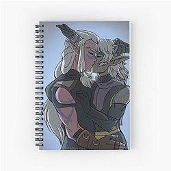 Runaan and The Dragon Prince Spiral Notebook