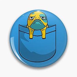 Pocket Bait the Glow Toad from The Dragon Prince Pin