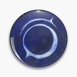 The Dragon Prince - Moon Rune Watercolor Pin