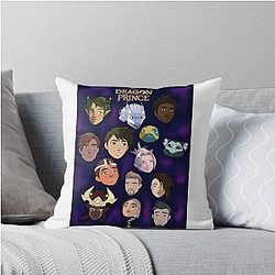 The Dragon Prince Character Throw Pillow