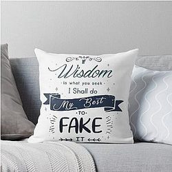 Lujanne, If Wisdom is what you seek, The Dragon Prince Throw Pillow