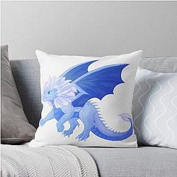 Zym the Dragon Prince Throw Pillow
