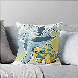 The Dragon Prince - Zym & Bait Throw Pillow