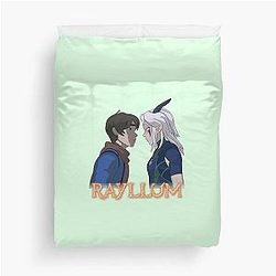 Rayla and Callum, The Dragon Prince Duvet Cover