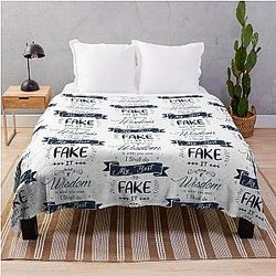 Lujanne If Wisdom is what you seek The Dragon Prince Throw Blanket