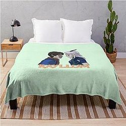 Rayla and Callum, The Dragon Prince Throw Blanket
