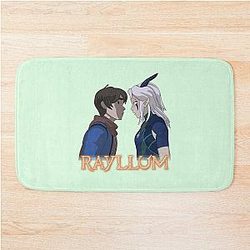 Rayla and Callum, The Dragon Prince Bath Mat