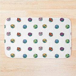 Many Faces of The Bait Dragon Prince Pattern Bath Mat