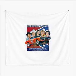 The Dukes of Hazzard Unforgettable Car Chases The Dukes Of Hazzard Tapestries