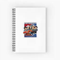 The Dukes of Hazzard Unforgettable Car Chases The Dukes Of Hazzard Notebook