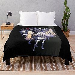Protagonists of The Eminence in Shadow Throw Blanket RB0104