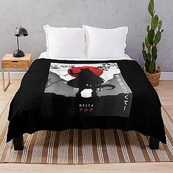 Delta Japanese Theme - The Eminence in Shadow Throw Blanket RB0104