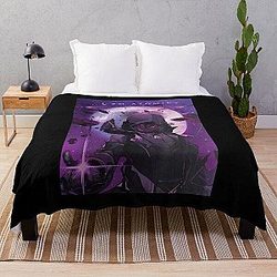 I AM ATOMIC Purple Theme - The Eminence in Shadow Cid Throw Blanket RB0104