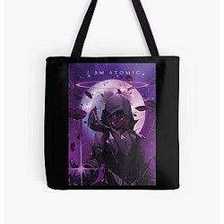 I AM ATOMIC Purple Theme - The Eminence in Shadow Cid All Over Print Tote Bag RB0104