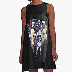 Protagonists of The Eminence in Shadow A-Line Dress RB0104