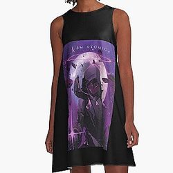 I AM ATOMIC Purple Theme - The Eminence in Shadow Cid A-Line Dress RB0104