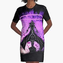 The eminence in shadow cid Graphic T-Shirt Dress RB0104