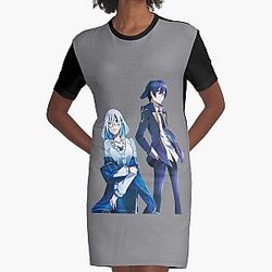 The Eminence in Shadow Graphic T-Shirt Dress RB0104