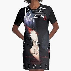 The Eminence In Shadow Graphic T-Shirt Dress RB0104
