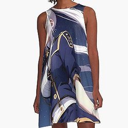 Alexia Midgar: Dazzling Force in "The Eminence in Shadow" A-Line Dress RB0104