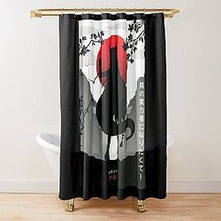 Delta Japanese Theme - The Eminence in Shadow Shower Curtain RB0104
