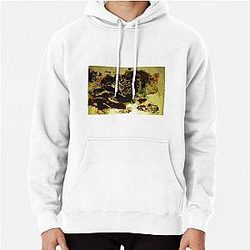 Into the Fray on the Dragon's Back (Abstract) Pullover Hoodie