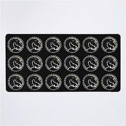Once More Into the Fray - Abstract Wolf Design Desk Mat