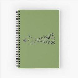 The front bottoms twin size mattress    Spiral Notebook