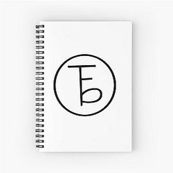 The front bottoms Spiral Notebook