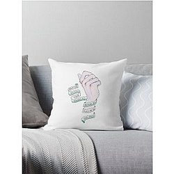 Kiss your Knuckles - The Front Bottoms Throw Pillow