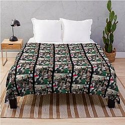 The Front Bottoms Collage    Throw Blanket
