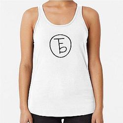 The front bottoms Racerback Tank Top