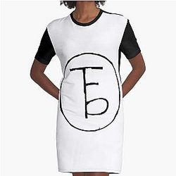 The Front Bottoms Band Logo Graphic T-Shirt Dress