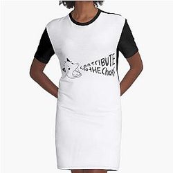 The front bottoms twin size mattress    Graphic T-Shirt Dress