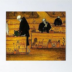 The Garden of Death, by Hugo Simberg Poster