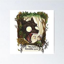 You have beautiful eyes - over the garden wall Poster