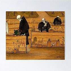 Hugo Simberg - The Garden of Death Poster