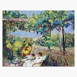 Joaquin Sorolla y Bastida - Nap in the Garden 1904 Jigsaw Puzzle