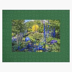 USA. Seattle. Chihuly Garden and Glass. In the Garden.  Jigsaw Puzzle
