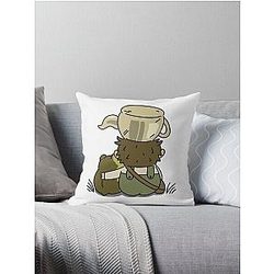 Greg and The Frog - Over the Garden Wall Throw Pillow