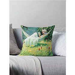 In The Garden Throw Pillow