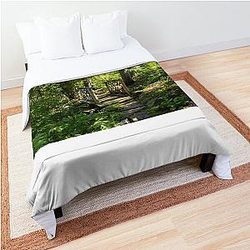 Bridge In The Garden Comforter