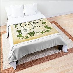 The Garden is my Happy Place,  Comforter