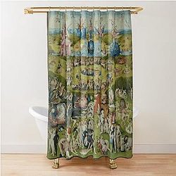 Hieronymus Bosch The Garden Of Earthly Delights Shower Curtain