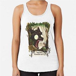 You have beautiful eyes - over the garden wall Racerback Tank Top
